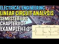 Linear Circuit Analysis Chapter Example 3 Basic Engineering Circuit Analysis