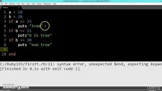 091 Learn python and ruby programming - if else statements