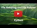 let s learn coding with me-File Pointer in Python Uses of seek and tell function in python