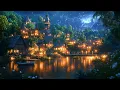 Enchanted Waterside Village ~ A Mystical Night Under the Stars | Inspired by ACOTAR | Focus, Relax