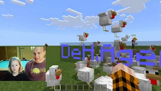 MakeCode Python for Minecraft Education Edition - Chicken Rain