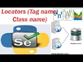 5 Selenium with Python- locator tag name and class name
