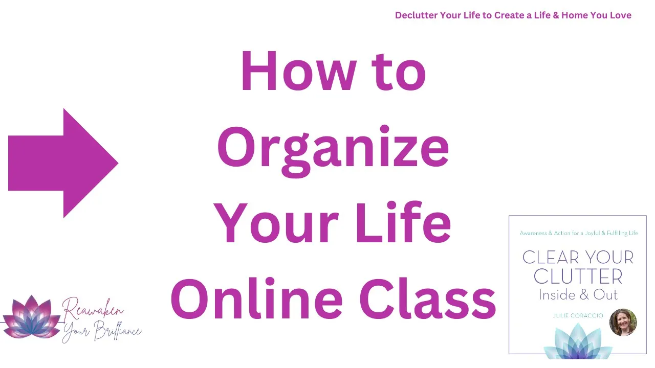Life Organizing DIY Class: Get Expert Guidance on Organizing Your Life