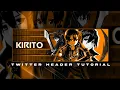 How To Make A FREE Anime on Android No Photoshop Twitter Header - RG Tricks