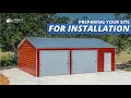 How to Prepare For A Carport or Metal Building Installation From Alan s Factory Outlet