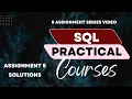 SQL complete Tutorial - Full Database Course for Beginners Assignment 5 Master SQL in 8 days
