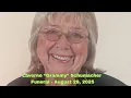 Laverne Grammy Schumacher Funeral - August 29 2025
