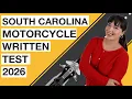 South Carolina Motorcycle Written Test 2026 50 Questions with Explained Answers