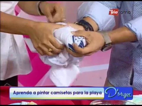 Aprenda a pintar camisetas para la playa