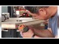Concealed barn door hardware kit