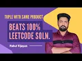 LeetCode 1726 Tuple with Same Product Solution HashMap Optimization in Java