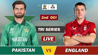 PAKISTAN vs ENGLAND TRI NATION SERIES 2026 MATCH LIVE | PAK vs ENG 2nd ODI LIVE COMMENTARY | PAK 2ND