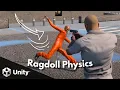Create RAGDOLL PHYSICS Trigger From Animations Unity Tutorial