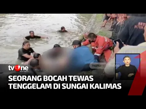 Seorang Bocah di Surabaya Tewas Tenggelam di Sungai Kalimas