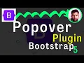 Bootstrap Popover Plugin Bootstrap 5 Tutorial Episode
