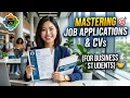 Mastering Job Applications CVs for Business Studies Students