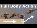 Full Body Action Blender Animation Tutorial