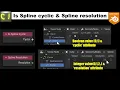 Is Spline Cyclic Spline resolution - Blender 4 2 Geometry node Tutorial