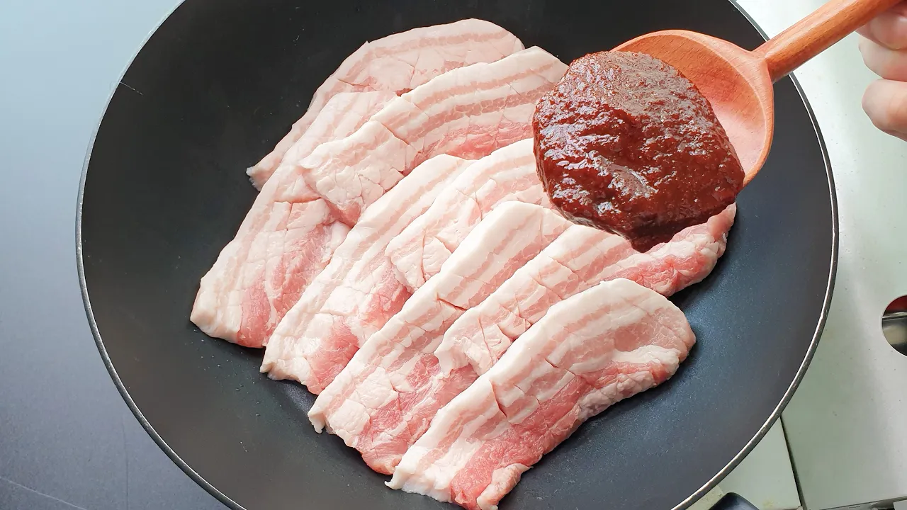 삼겹살 고추장 조림