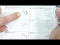Circle Theorem Problems Geometry Review Packet High School Geometry