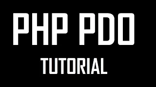 PHP Data Objects PDO Tutorials SELECT ALL DATA FROM DATABASE 2017