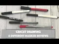 Cricut Pens vs 5 Other Brands Comparing Trying Different Types of Markers in my Cricut Maker