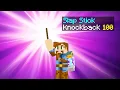 Minecraft Bedrock How to Get a Knockback 100 stick Command Block Hacks