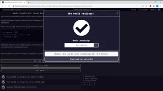 Basic Javascript Count Backwards With a For Loop freeCodeCamp 2
