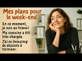 Download Lagu My Weekend Plans | futur proche | French  Listening Practice (A2)