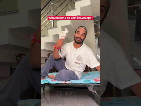 What Indians do with Newspaper
