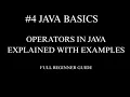 Operators in Java Explained with Examples Full Beginner Guide Logic Ladder