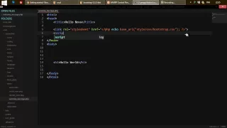Integrate a Bootstrap Template into CodeIgniter