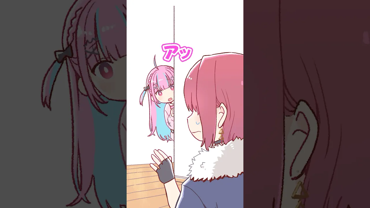 湊あくあ、反抗期すぎる！！！！！！！！！！【hololive/宝鐘マリン】#shorts