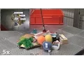 Object Detection and Tracking in RGB-D SLAM via Hierarchical Feature Grouping