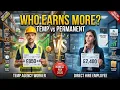 How Much I Earn as a Temp Agency Worker vs Direct Hire Honest Pay Comparison 2026