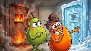 Fire Door vs Snow Door! Which One Would You Choose? | Pear Couple