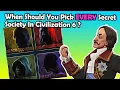 Civ 6 Guide EVERYTHING You Need To Know In Civ 6 About Secret Societies
