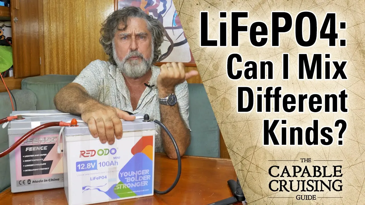 Mixing lithium (LiFePO4) Batteries