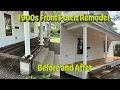 1900 s Porch Remodel Astonishing Front Porch Renovation - Before After