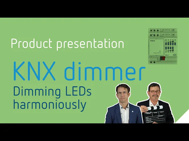 Universal dimmer with manual control, D2 2х 400VA 4DIN LUXORliving Theben, KNX, 4800470
