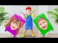 Download Lagu NEW Family Travel Vlogs Featuring Oliver and Adam's ADVENTURES - Funny Stories with Diana and Roma