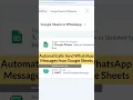 Download Lagu Instanly Send WhatsApp Message from Google Sheets #shorts #whatsappautomation  #googlesheets