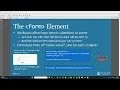 Web Forms - General points