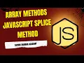 JavaScript Splice Method Explained Delete Add Replace Remove with Examples