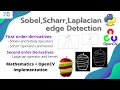 OPENCV - PYTHON Sobel Scharr Laplacian edge detection High Pass Filters Image Gradients