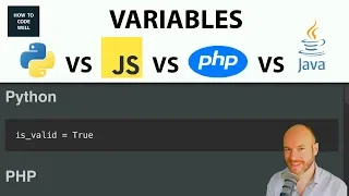 Python variables vs PHP vs JavaScript vs Java