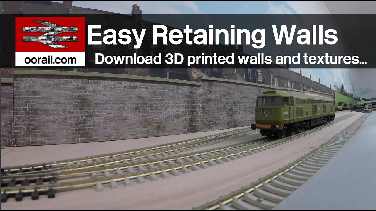 Easy Model Railway Retaining Walls