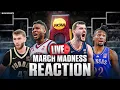 March Madness DAY 2 LIVE Reactions updates scores s advice