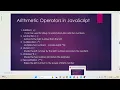 Arithmetic Operators in Javascript Explained in Hindi - JS Tutorial