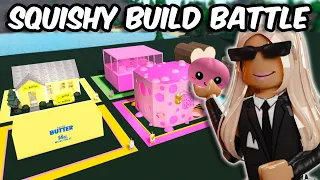 SQUISHY HOUSE BUILD BATTLE in BLOXBURG